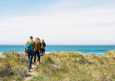 Spacer wydmami nad Morzem Bałtyckim — okolice Pogorzelicy